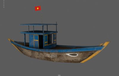 小船 木船 渔船