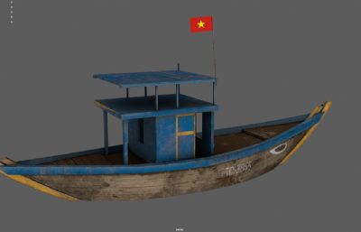 小船 木船 渔船