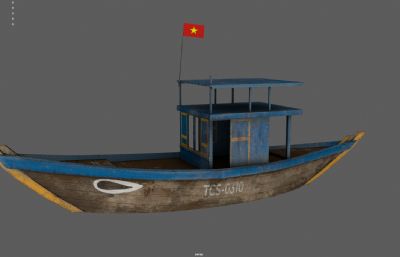 小船 木船 渔船