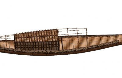 古埃及三桅帆船