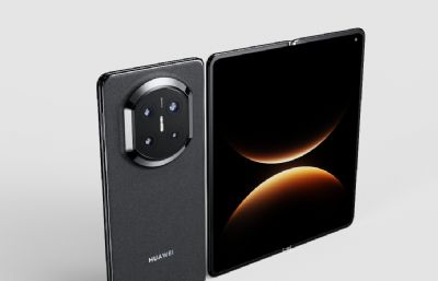 华为 Mate X7模型,HUAWEI Mate X7 keyshot,C4D模型