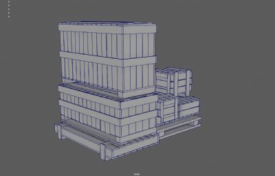 货箱木箱 装备箱 储物箱