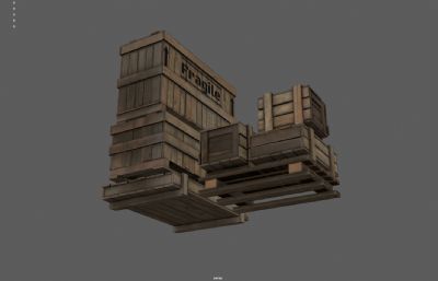 货箱木箱 装备箱 储物箱