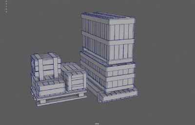 货箱木箱 装备箱 储物箱