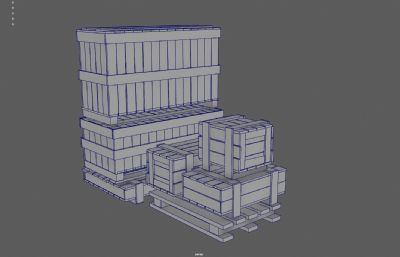 货箱木箱 装备箱 储物箱