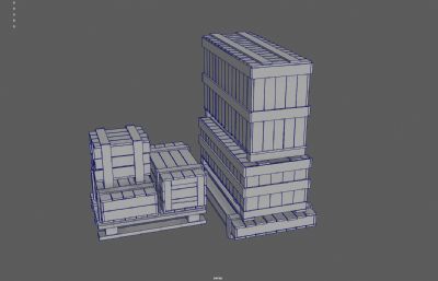 货箱木箱 装备箱 储物箱