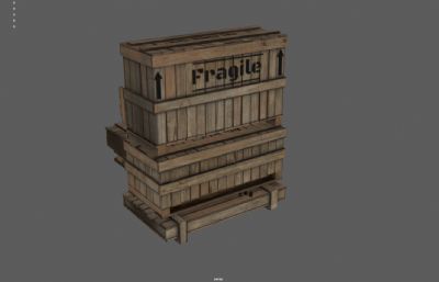 货箱木箱 装备箱 储物箱