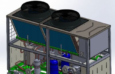 65千瓦带泵空气冷却式冷水机