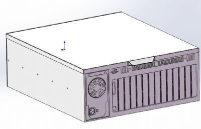 工控机外壳模型