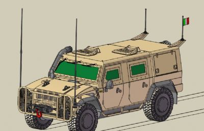 军用探测装甲车