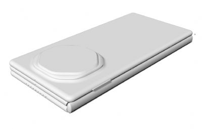 华为 Mate XT非凡大师手机3dm,stp模型