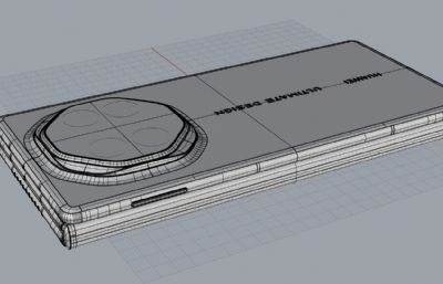 华为 Mate XT非凡大师手机3dm,stp模型