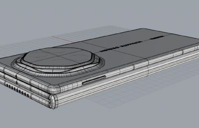 华为 Mate XT非凡大师手机3dm,stp模型