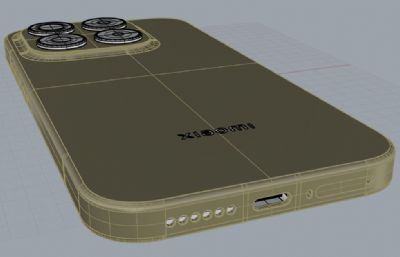 小米 17手机3dm,stp模型