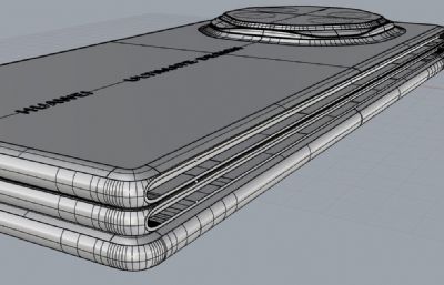 华为 Mate XT非凡大师手机3dm,stp模型