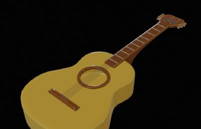 吉他/中模OBJ模型