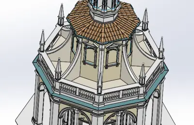 八角巴洛克建筑