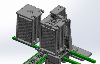 可伸缩皮带上料机构