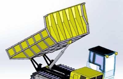 履带式自卸车简易模型