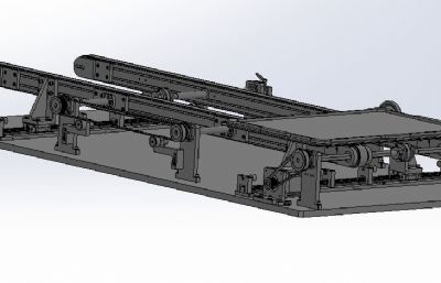 宽度可调输送机构