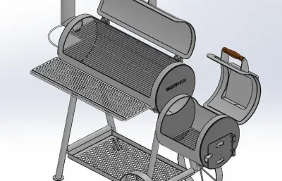 烧烤架烧烤炉模型