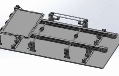宽度可调输送机构