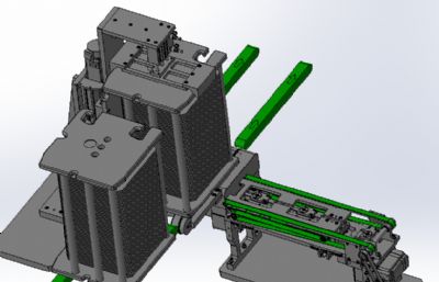 可伸缩皮带上料机构