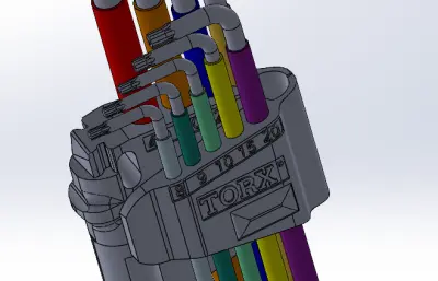 Torx套筒螺丝用L-Key套装