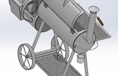 烧烤架烧烤炉模型