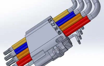 Torx套筒螺丝用L-Key套装