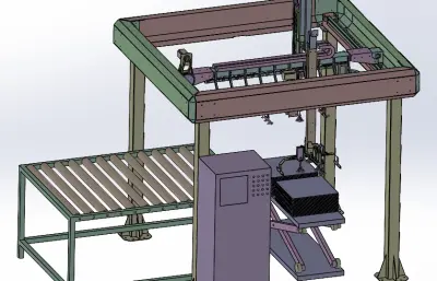 机器人平面送料机