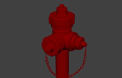 消防栓maya2023模型