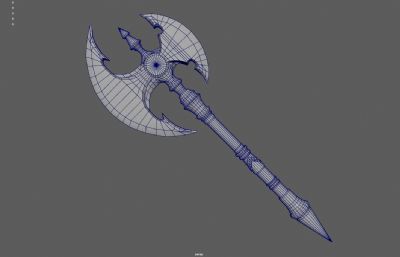 双刃斧 斧子斧头 战斧游戏武器