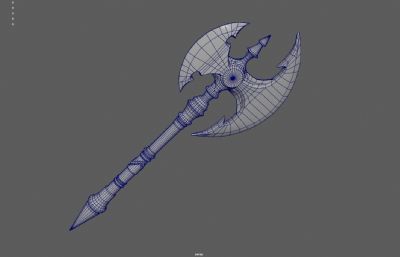 双刃斧 斧子斧头 战斧游戏武器