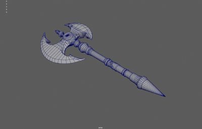 双刃斧 斧子斧头 战斧游戏武器