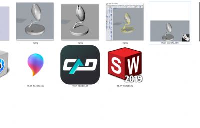 花朵造型台灯灯具设计