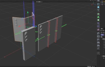 Galaxy Z TriFold手机模型 三星三折叠手机keyshot,c4d模型