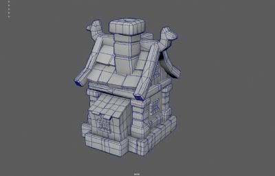 卡通小屋 乡村小屋 森林小屋小房子