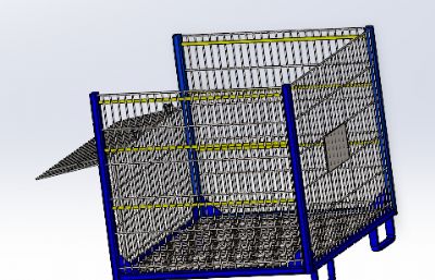 转运料框三维模型