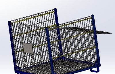 转运料框三维模型
