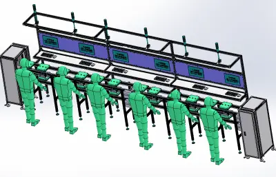 半自动循环升降机构