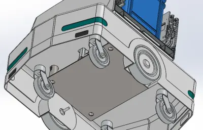 伸缩货叉AGV小车