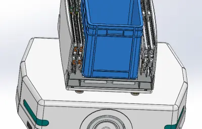 伸缩货叉AGV小车