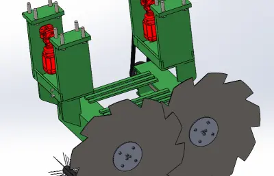 番茄收获机切割装置