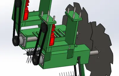 番茄收获机切割装置