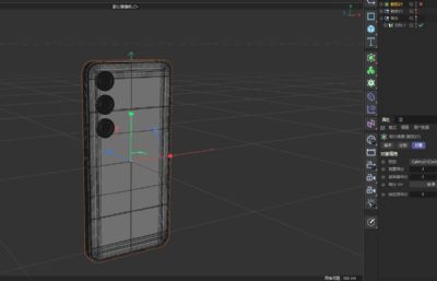 魅族 21手机C4D,keyshot模型,KEYSHOT有材质