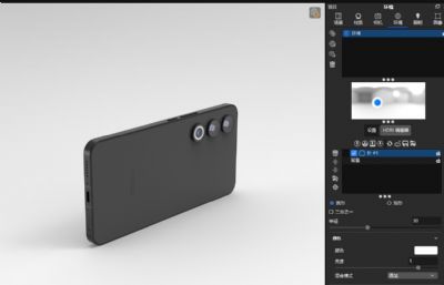 魅族 21手机C4D,keyshot模型,KEYSHOT有材质
