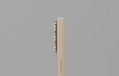 三星 W25智能手机模型C4D,keyshot模型