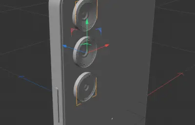 魅族 21手机C4D,keyshot模型,KEYSHOT有材质