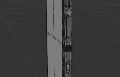 红魔 10Pro 暗夜骑士手机C4D模型,有keyshot模型